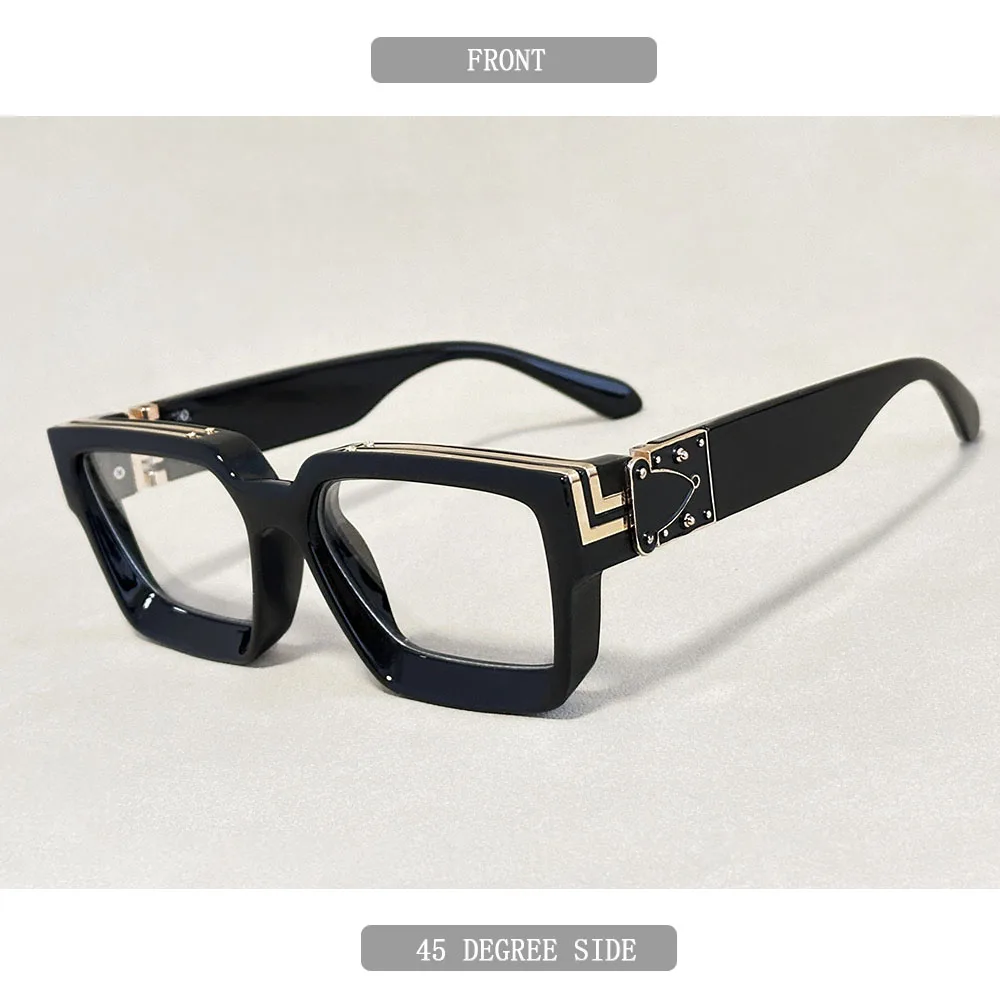 Senior Quadratische Sonnenbrille Herren Vintage Millionaire Sonnenbrille Damen Silber Retro Modebrille Dropshipping Gafas De Sol Hombre – Detail 33