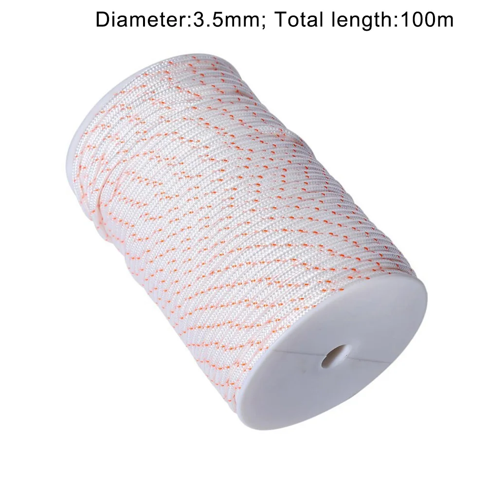 1pc Starter Pull Cord Recoil Rope Replacement For Lawnmower Chainsaw For Hedge Trimmers 3mm 3.5mm 4mm 5mm Garden Power Tool