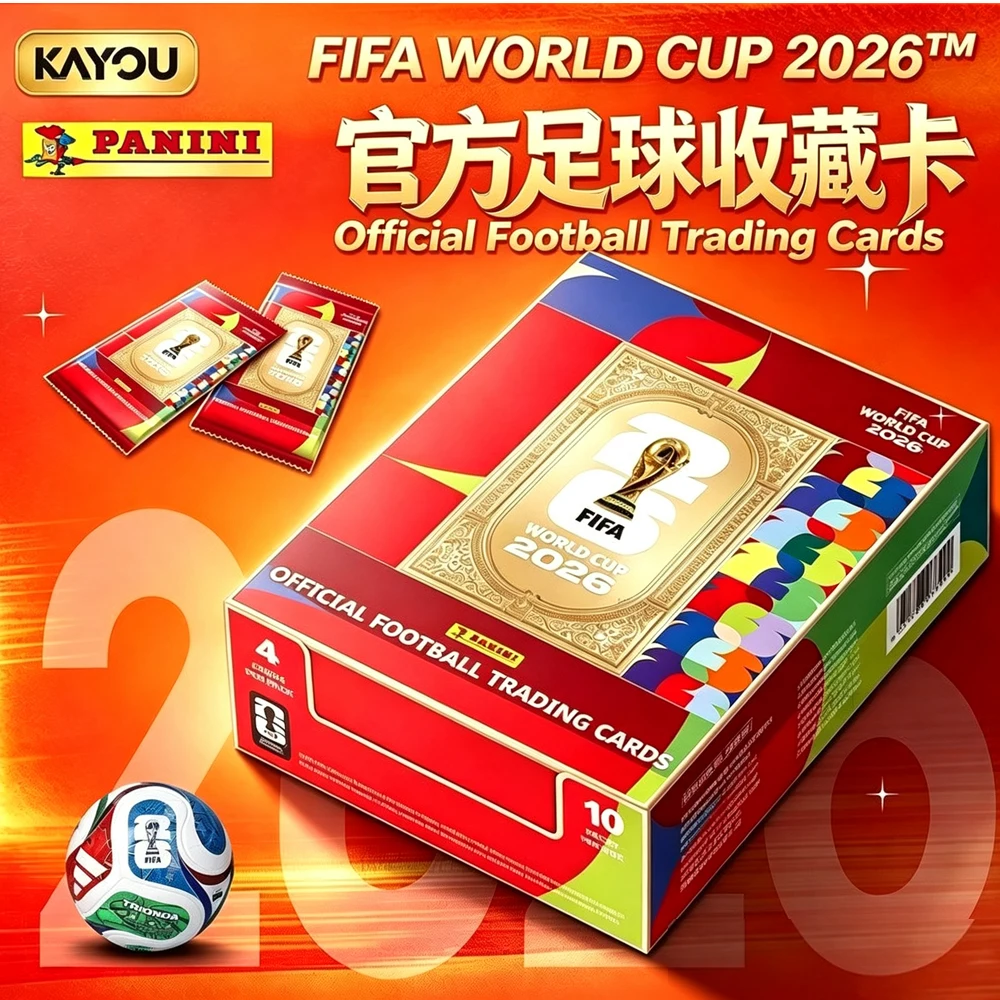 新しいパニーニFIFAワールドカップ2026スターカード（金箔押し付き）、サッカーコレクターズグッズ、サッカーファンとカードコレクターへのギフト