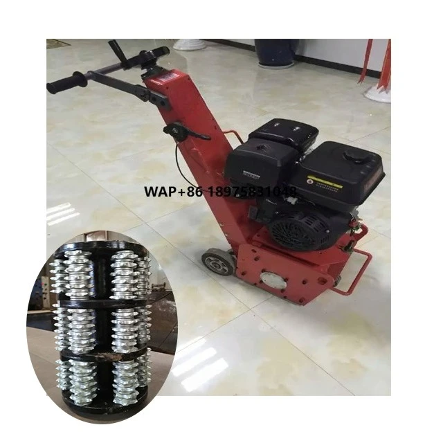 Concrete pavement cleaning and milling machine Hand push small concrete asphalt pavement milling machine
