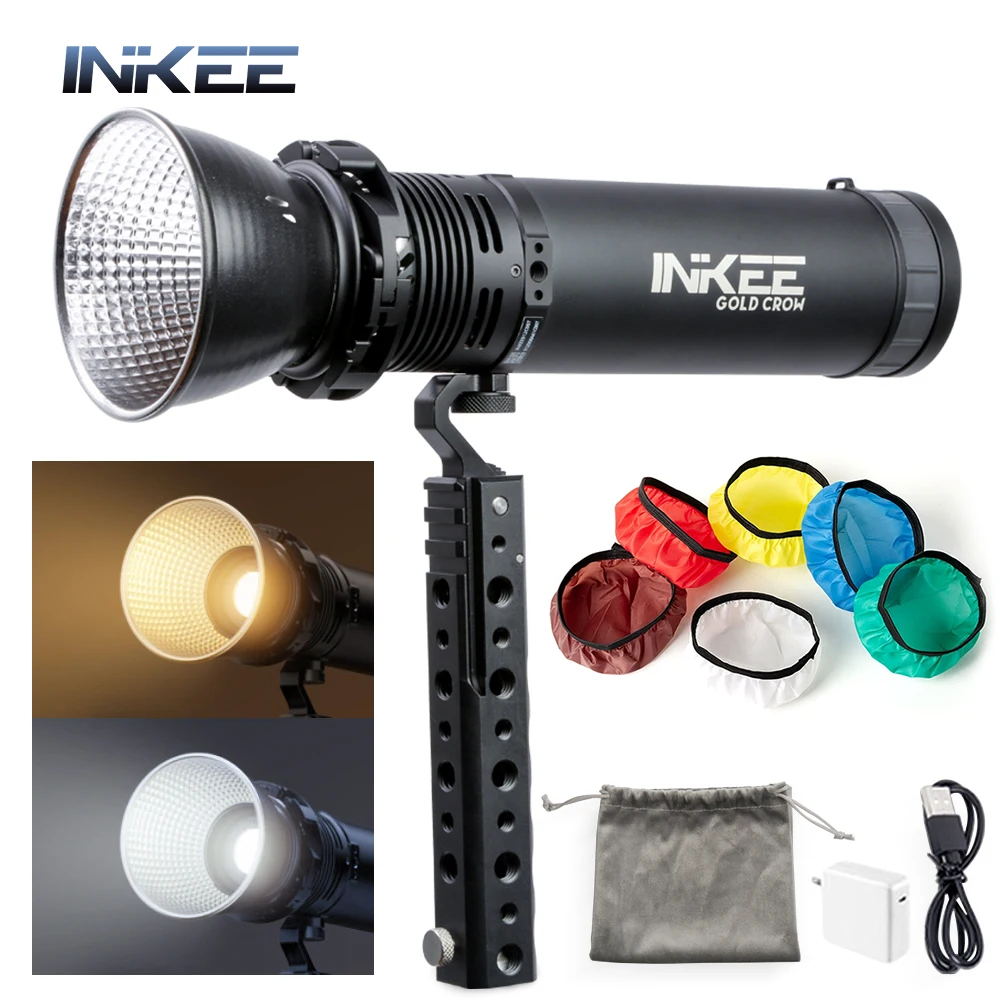 

INKEE Camera GC60 Video Flashlight Constant 60W single/two-color temperature active light portable small photography light