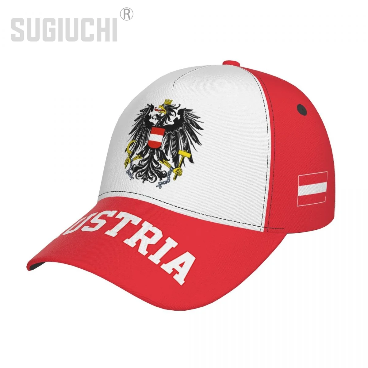 Unisex Austria Flag Austrian Adult Baseball Cap Patriotic Hat for Baseball Soccer Fans Men Women