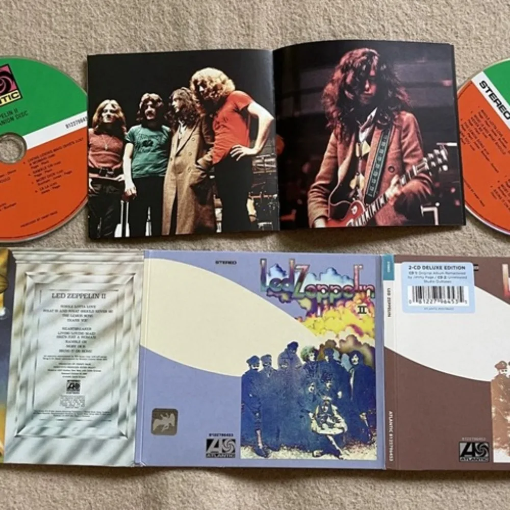 Led Zeppelin Led Zeppelin II 2014 2CD Compilation - Iconic Hard Rock Classics for Fans & Collection