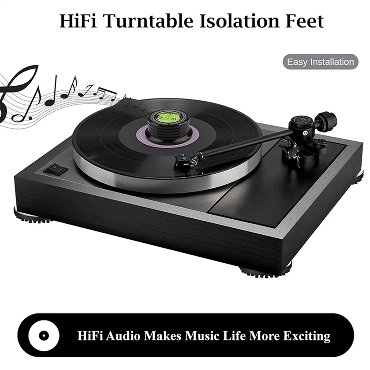 grande-base-isoladora-de-audio-almofadas-amortecedor-de-vibracao-para-alta-fidelidade-lp-phono-turntable-amplificador-subwoofer-record-player-4-pecas