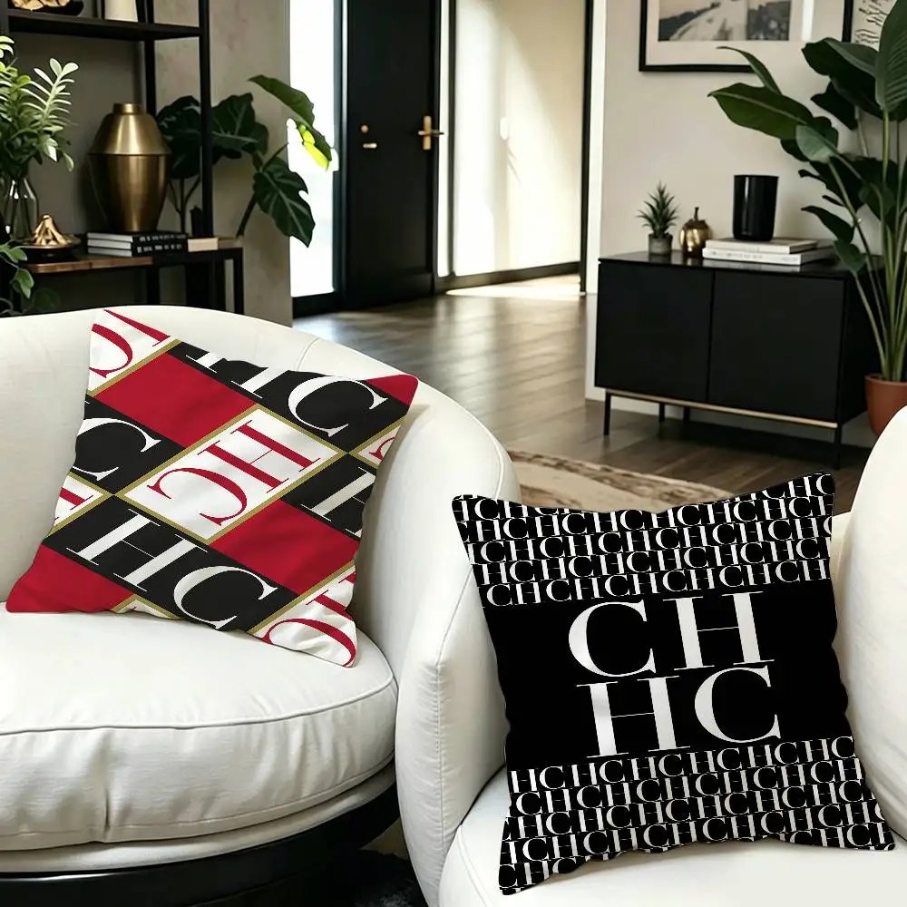 C-CarolinaS Fashion H-HerreraS 45*45cm Cushion Cover Pillow Cover Decor Pillowcase Home Pillowcase for Couch Pillow