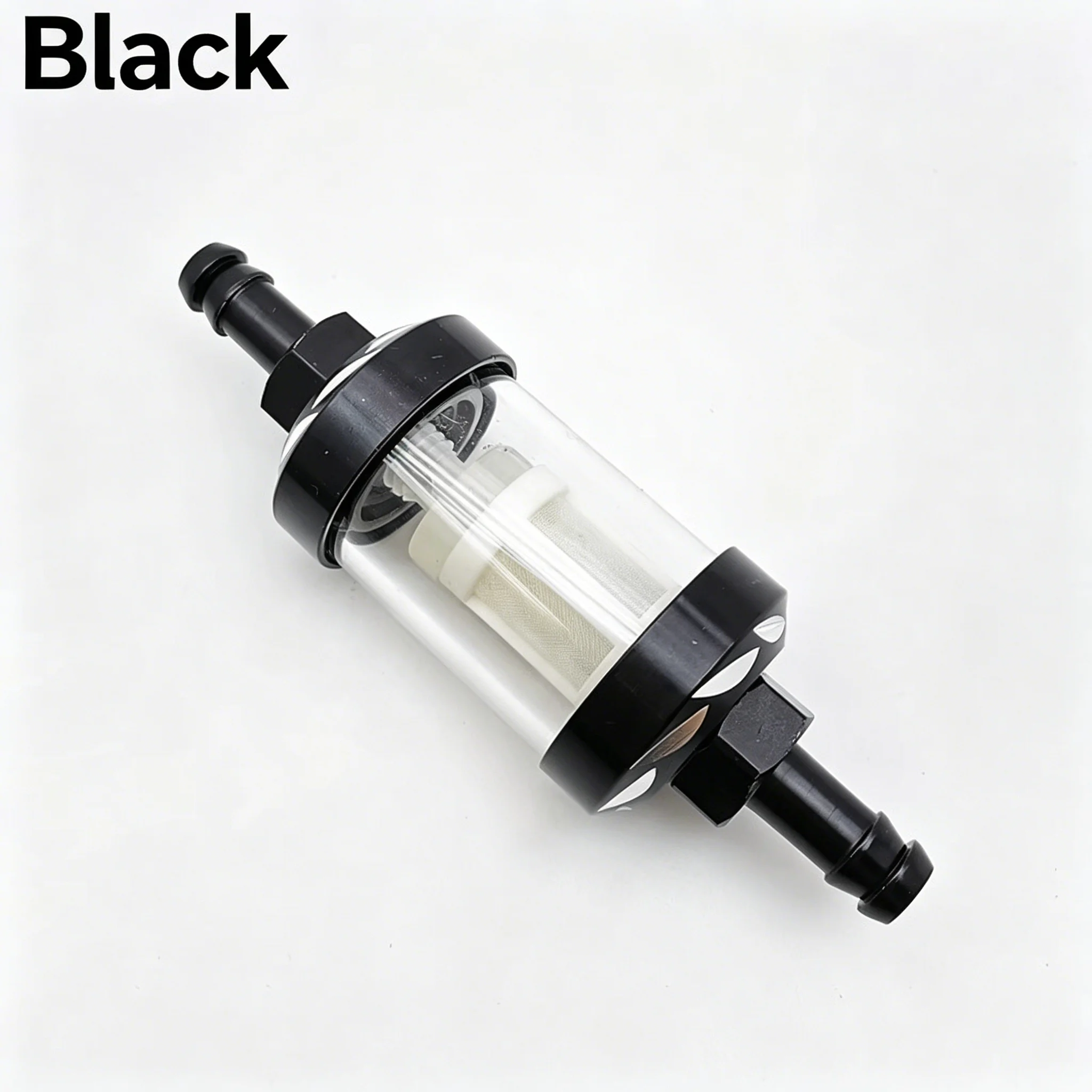 CENJITION 8mm CNC Aluminum Alloy Glass Gas Fuel Filter for Dirt Pit Bike 125cc-160cc, CRF70/90/110, TTR100/110, KLX65 Oil Filter