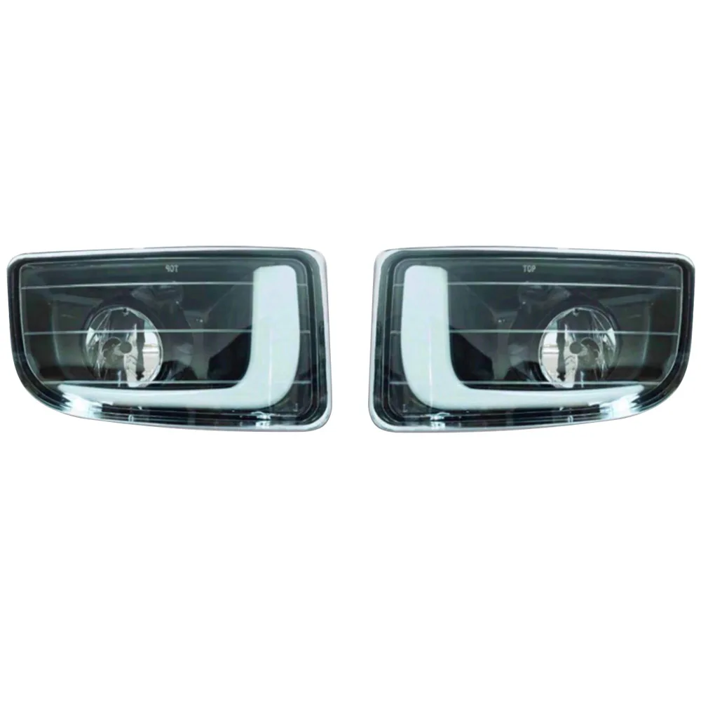 

For ISUZU D-MAX DMAX LED DRL Daytime Running Lights 2014 to 2015 12V ABS Fog Lamp Cover With Turn Signal