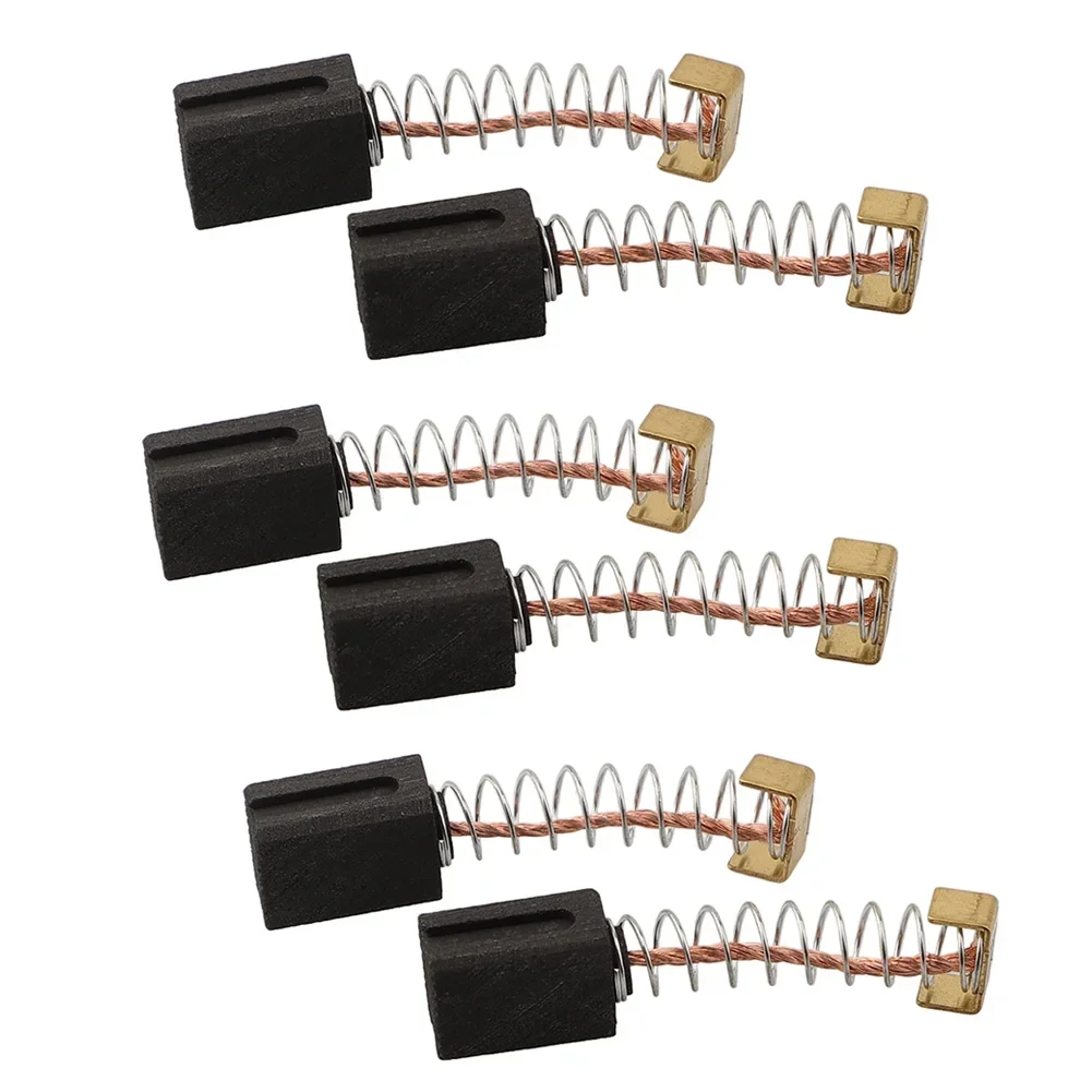 6pcs 6x10x14mm Carbon Brushes Motor Coal Grinding Coal For Parkside PBH 1500 A1 Power Tool Parts  6x10x14mm