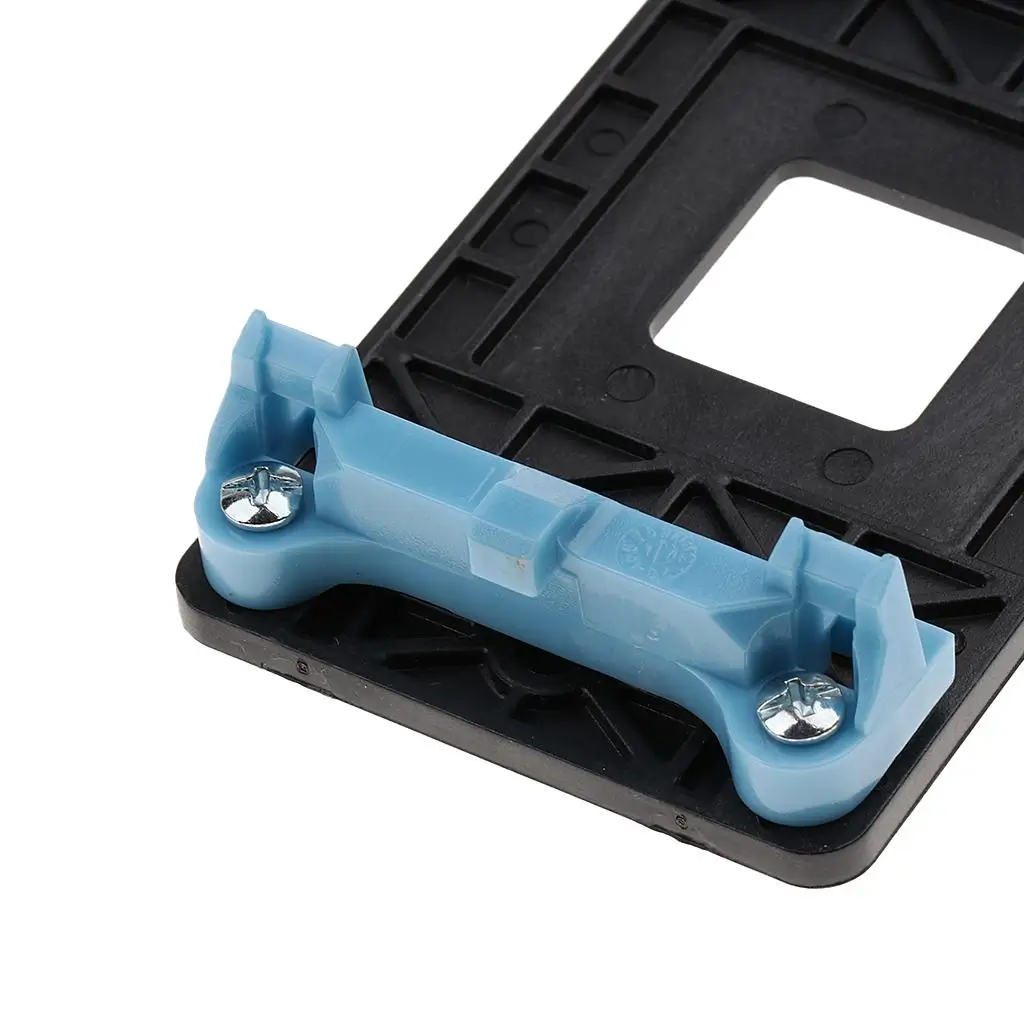 CPU Fan Bracket ABS Heatsink Base Blue Plastic Cooling Fan Stand Strong Backplate Support for AM5 CPU Cooler and Setups