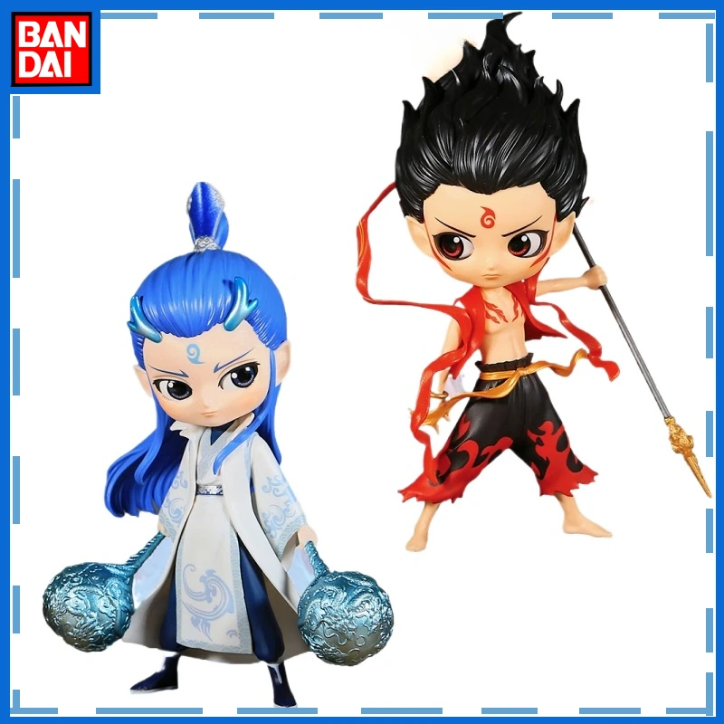 Genuine Bandai Optical Factory QPosket Nezha's Demon Boy Comes To The World Ao Bing Figure Scenic Ornament Collectible Toy Gifts