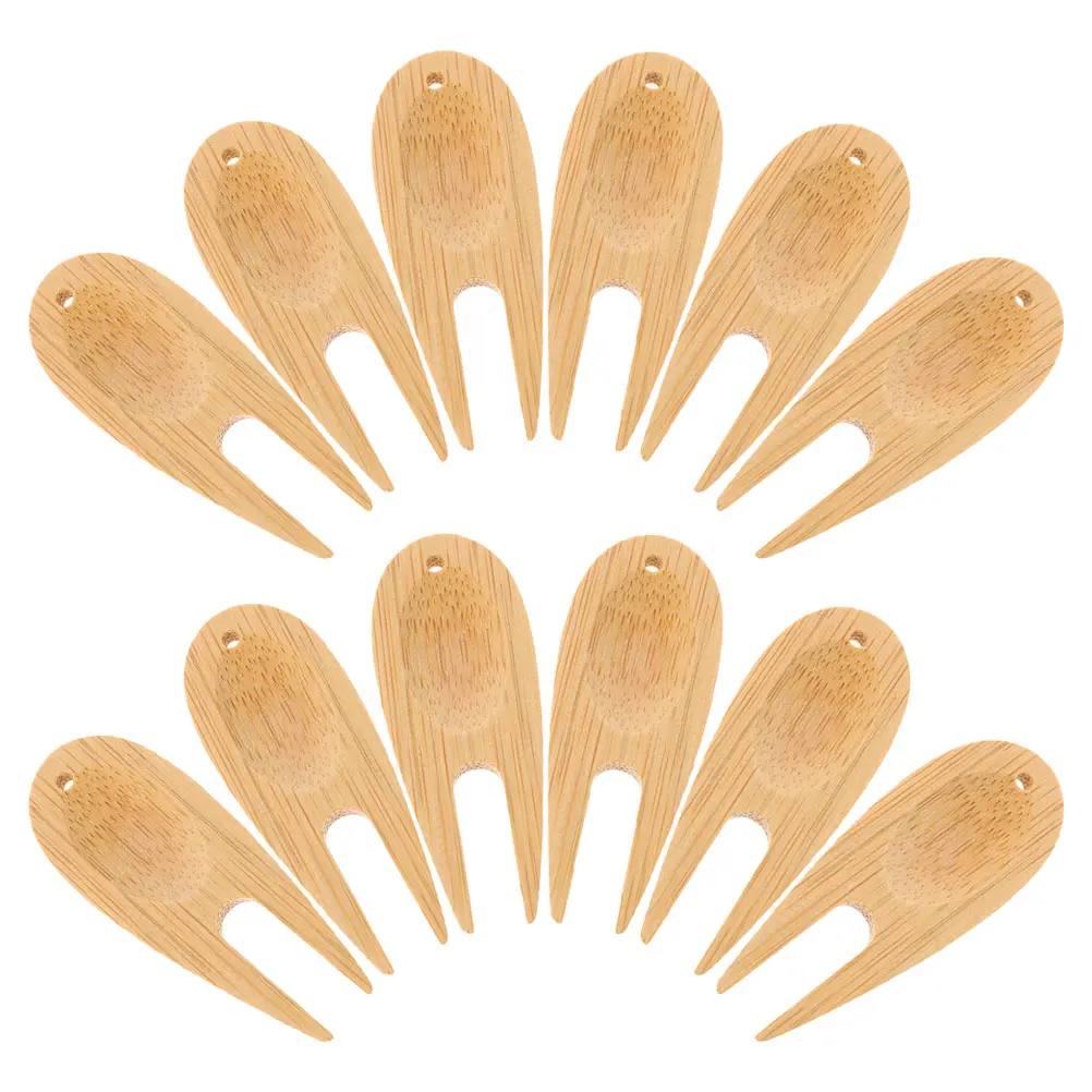 

Wooden Golf Divot Repair Tool Mark Fixing Kit Portable Lawn Fairway Repairer Golf Course Grooming Tool