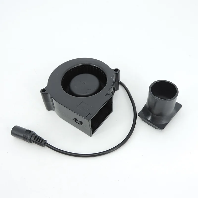 12V 24V 7530 Electric Power Variable Speed Controller Air Blower Cooler Fan For Camping Cooking/Barbecue/Firewood/Waste L1