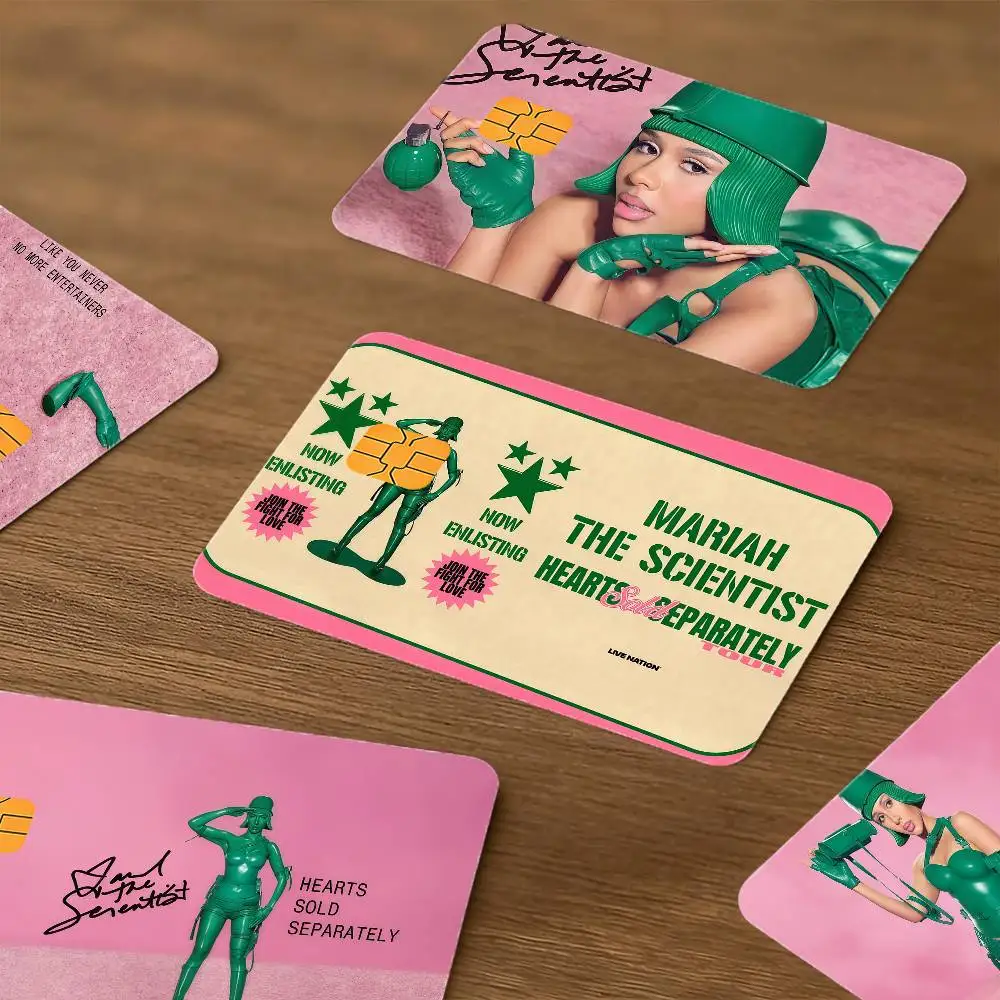 M-mariah Credit card stickers bank S-scientist cards public transport cards waterproof and scratch-resistant protective film