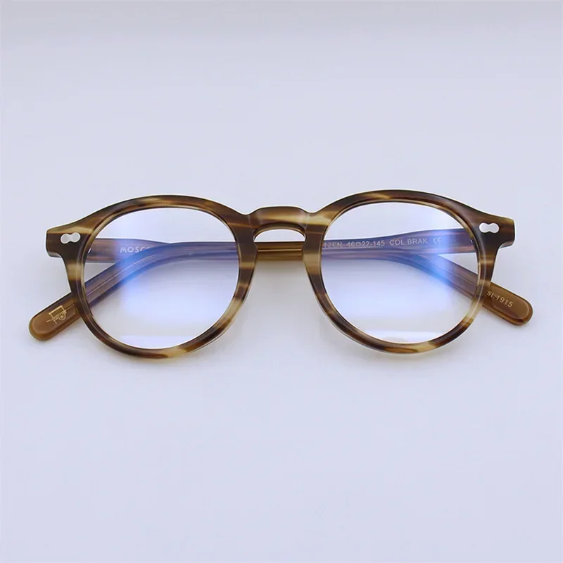 

Miltzen TOP Grade Japanese Retro round Glasses Myopia Prescription Eyeglasses Blue Blocking Eyewear for Men And Women