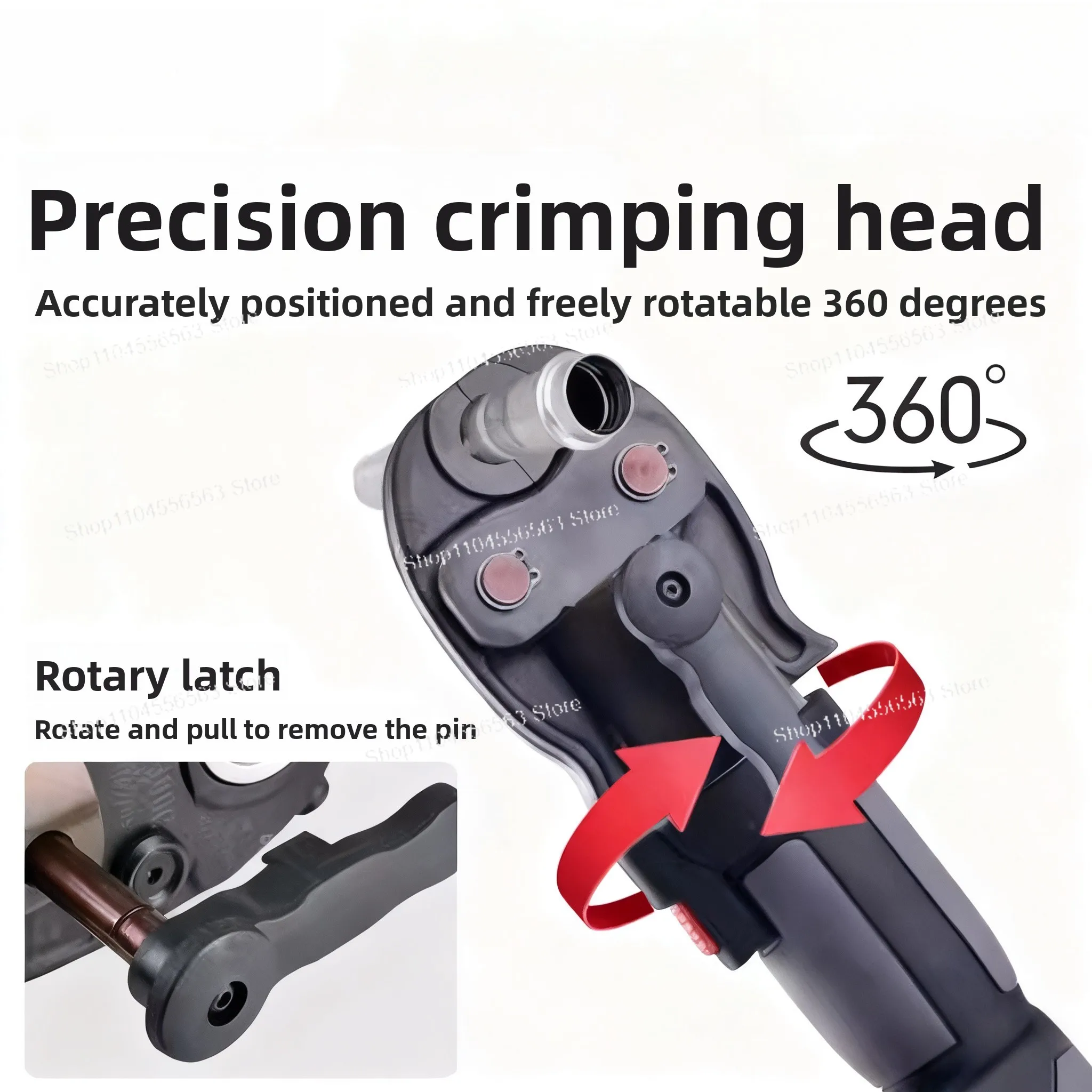 

Mini Straight Handle ES-300 Electric Hydraulic Pliers Rechargeable Cable Cutter Copper Aluminum Terminal Crimping