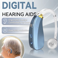 BTE deaf hearing aids USB rechargeable Monitoring equipment - Elderly hearing aids Wireless sound amplifier Catheter hearing aid