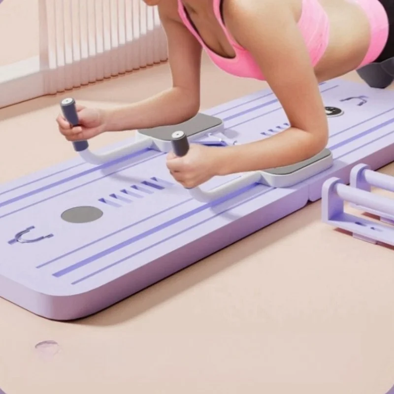 Multifunctional Abdominal Exercise Board Foldable Push-up Board Pilates Board Body Shaping Machine Home Fitness Equipment