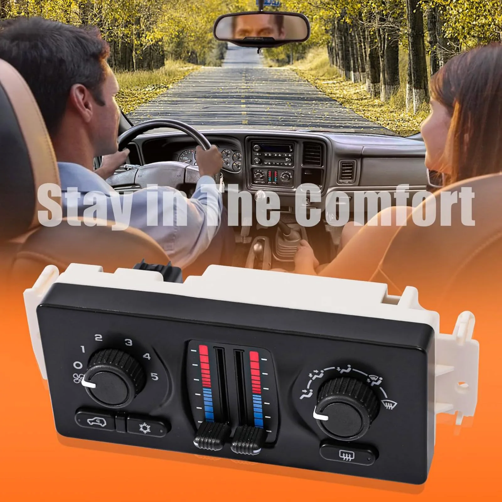 599-210XD Climate Control Module for Chevy Silverado GMC Sierra 2003-2006, AC Heater HVAC Panel Direct Replacement