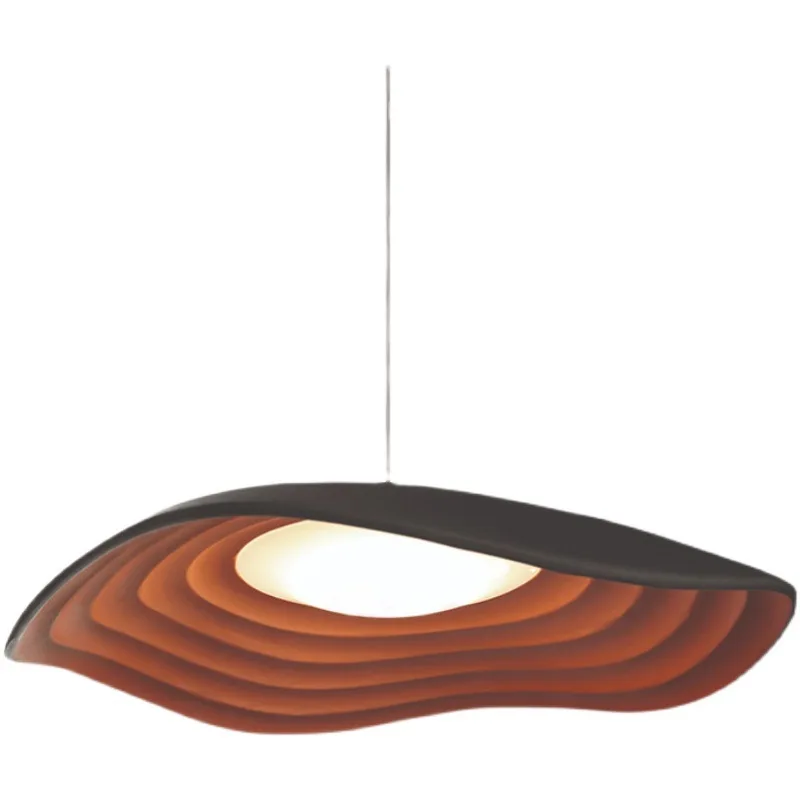 

Japanese-style silent wind flying saucer restaurant chandelier modern simple bar island art creative