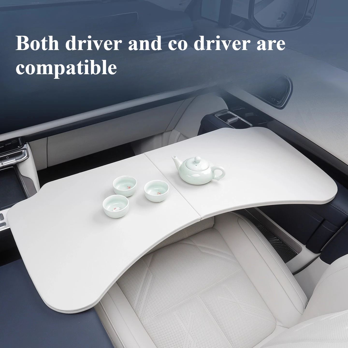 Car Interior Folding Small Table Dedicated Laptop Holder Dining Table Durable Wear-resistant Interior Accessories For Zeekr 9X