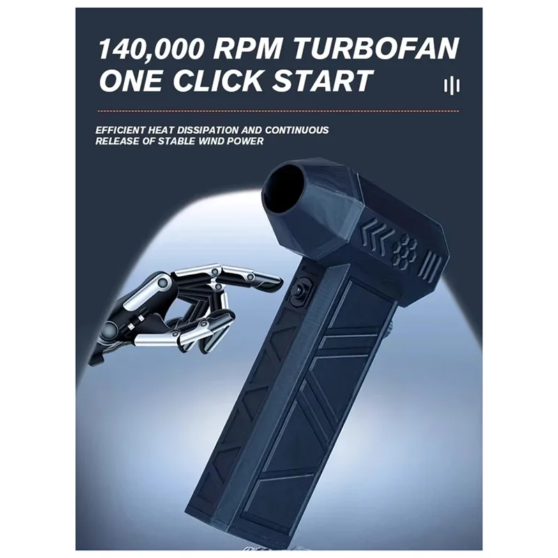 

HFIL-140000RPM X7 Air Blower Wind Speeds 53M/S Vacuum Cleaner Turbo Jet Fan Electric Turbo Blower Blowing Dust Dryer