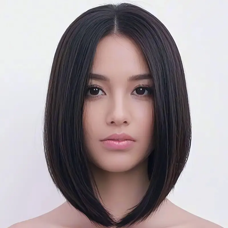 Straight Bob Perucas de cabelo humano para mulheres, peruca transparente, fechamento sem cola, pré-arrancado, HD Lace Frontal, 13x4, 13x6, 5x5