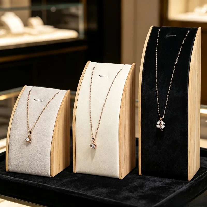 3pcs/set Elegant Jewelry Display Stand, Necklace Bracelet Pendant Organizer Rack, Premium Jewelry Storage Holder