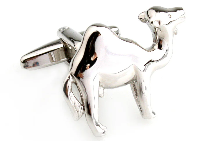 iGame Camel Cufflinks Silver Color Animal Design Copper Material Men Cufflinks  