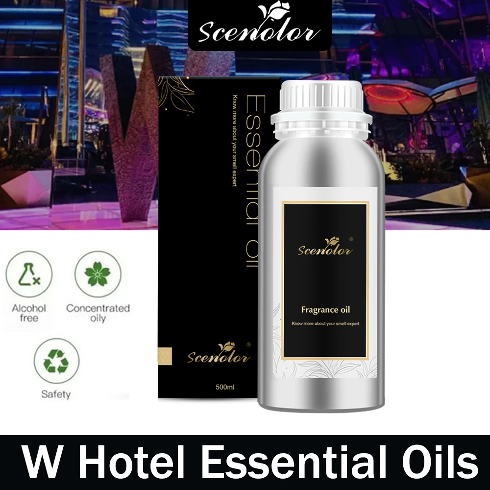 

Scenolor 500ML Perfume Oils W Hotel Essential Oil For Diffuser Aromatherapy Oasis Home Fragrances Air Freshener Essential Oil