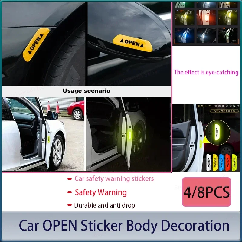 

Car Sticker Reflective Car Sticker Locomotive Helmet Sticker PET Sticker Waterproof Reflective Car Accessories Reflector Sticker