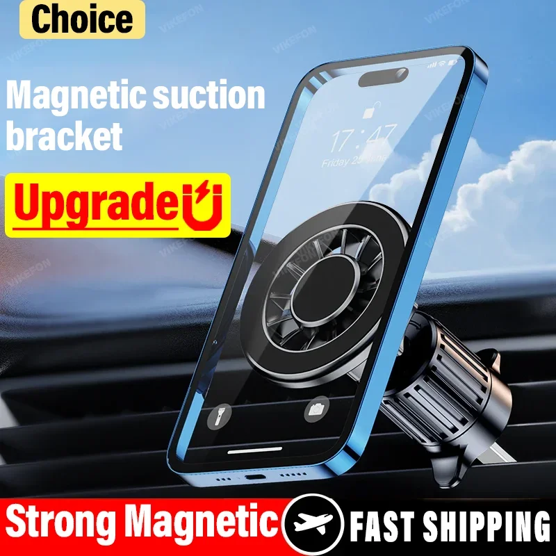 

Универсальный автомобильный магнитный держатель для телефона вращающийся на 360 ° Автомобильный держатель для телефона iPhone 15 14 13 12 Xiaomi Samsung Поддержка мобильных телефонов