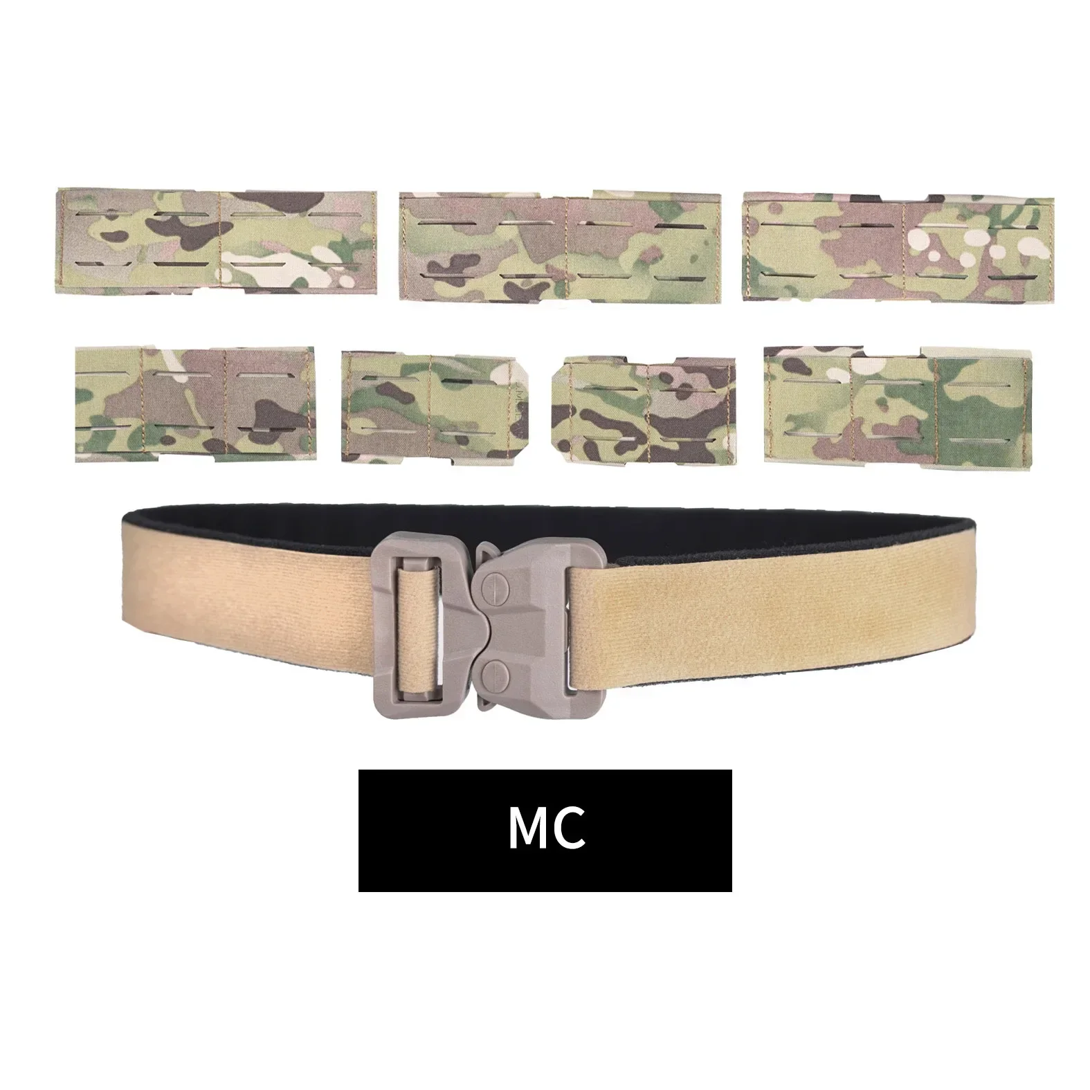 

Tactical Modular Belt Cummerbund Quick Release Buckle Set Plate Carrier Equipment Molle Hunt Accessory