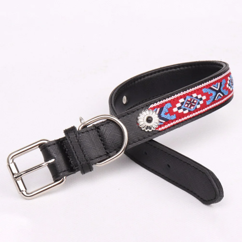

1Pcs Adjustable Pet Collar 2.0x50cm -Resistant Dog Puppy Collar Comfortable Fit Cow Collars