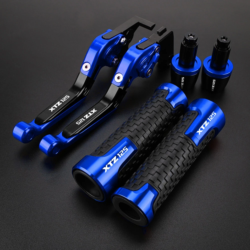 

XTZ125 2016 2015 Adjustable Extendable Brake Clutch Levers FOR YAMAHA XTZ 125 2003-2016 2013 2012 2011 2010 Handlebar Grips ends