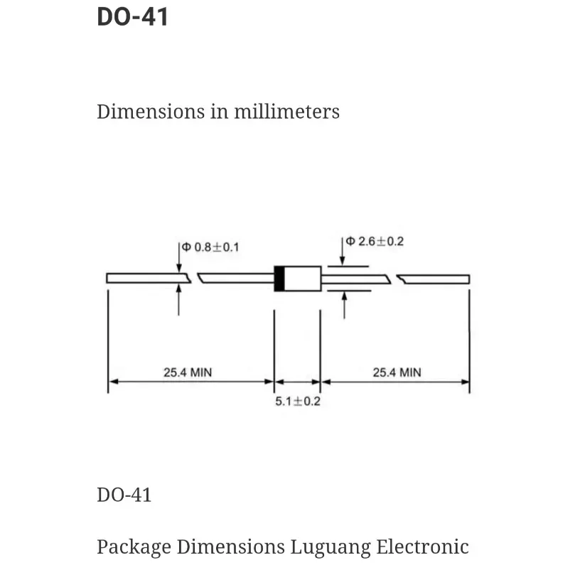 100 PCS 1N4002 IN4002 1A/100 V DO-41 Diodo Retificador