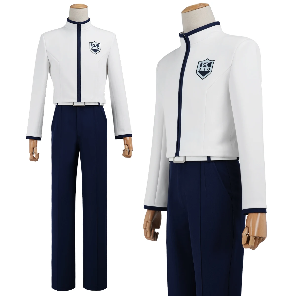

HOLOUN Hikaru no Go Anime Toya Akira Cosplay Costume Jacket Pants Belt Unisex Convention Halloween Christmas