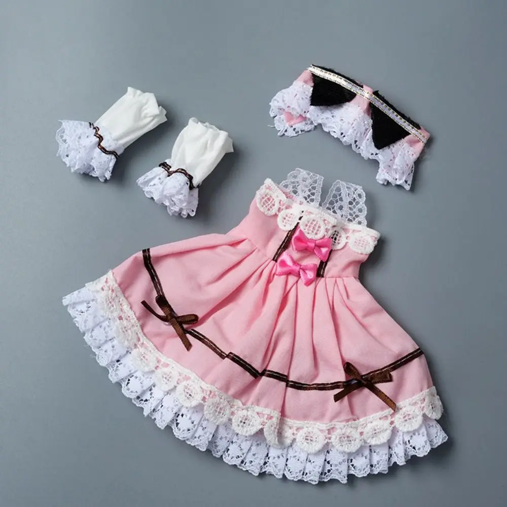 Vestiti per bambole BJD 1/6 dall'aspetto gradevole Lolita Squisito bambola da 30 cm Abito da principessa con bretelle Elegante adorabile vestito da bambola BJD da 30 cm