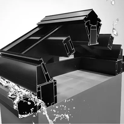 ห้องกระจกโค้งรับแสงแดด สวนฤดูหนาว วิลล่ากลางแจ้ง โครงสร้างกระจกและอลูมิเนียม