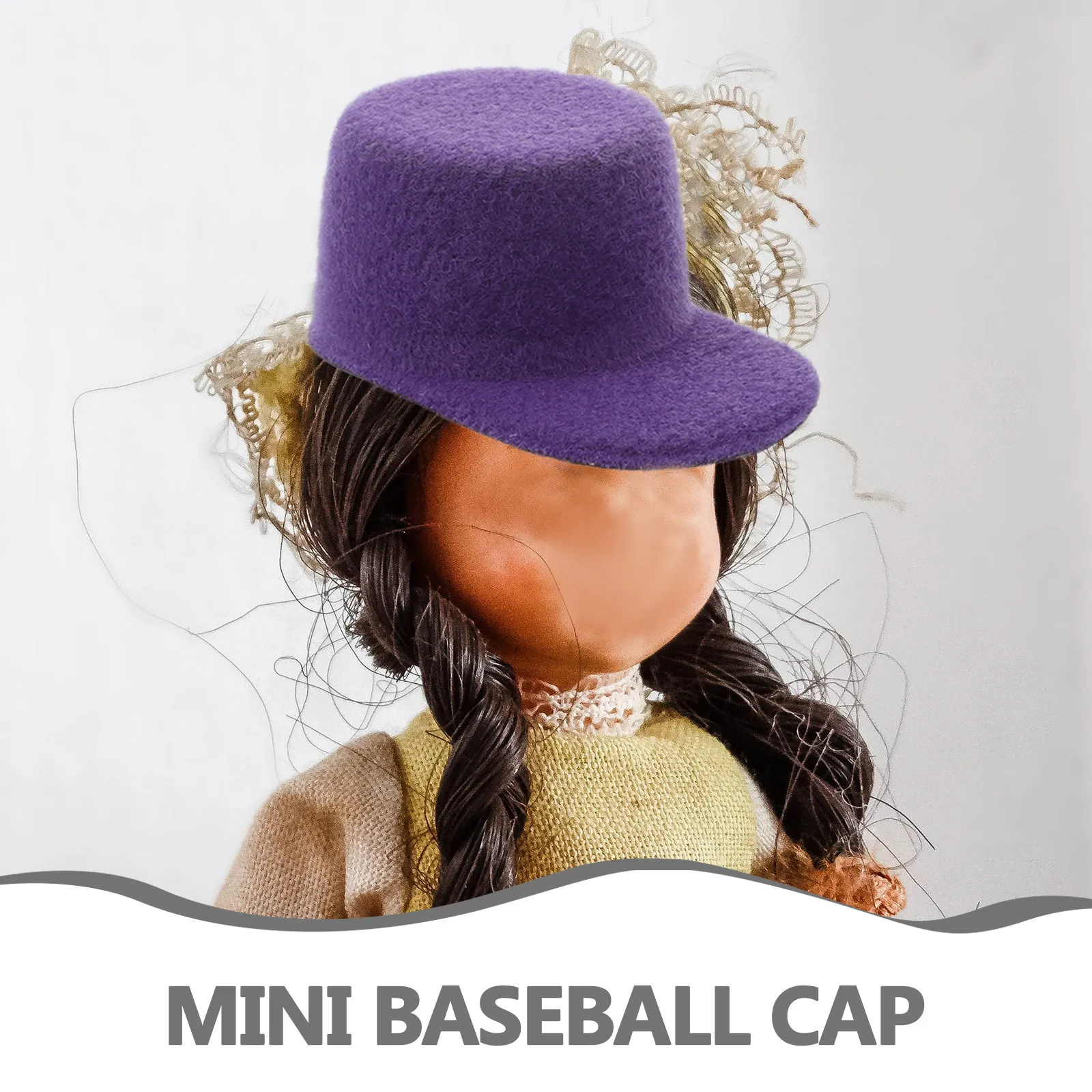 15 PCS Baseball Cap Decorative DIY Hat Miniature Cute Crafts Party Decorations Sized