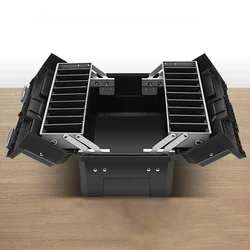 Large Capacity Foldable Storage Toolbox Industrial Grade Multifunctional Vehicle Toolbox Professional Portable Hardware Tools