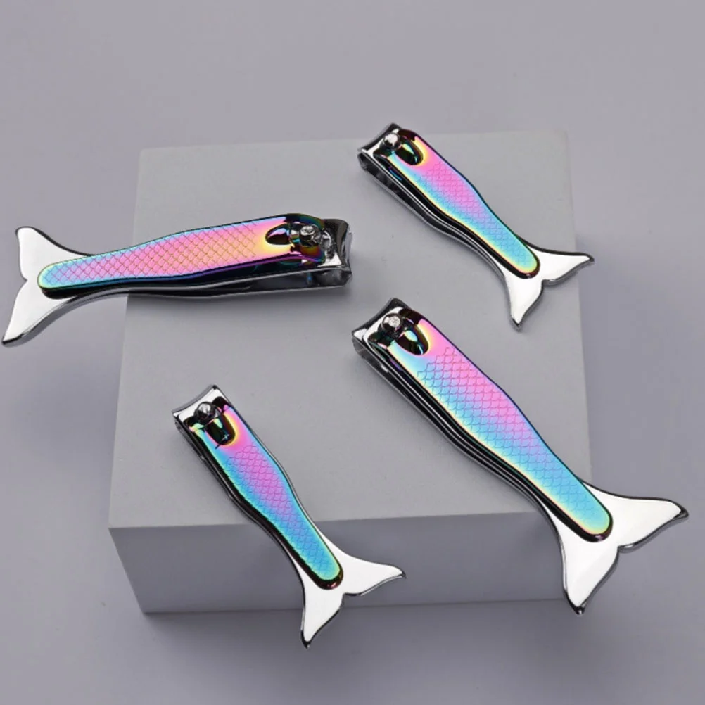 4-częściowy zestaw obcinaczy do paznokci ze stali nierdzewnej, trwałe, nadające się do mycia narzędzia do manicure z pilnikiem, przenośny zestaw do przycinania paznokci, nożyczki do pedicure