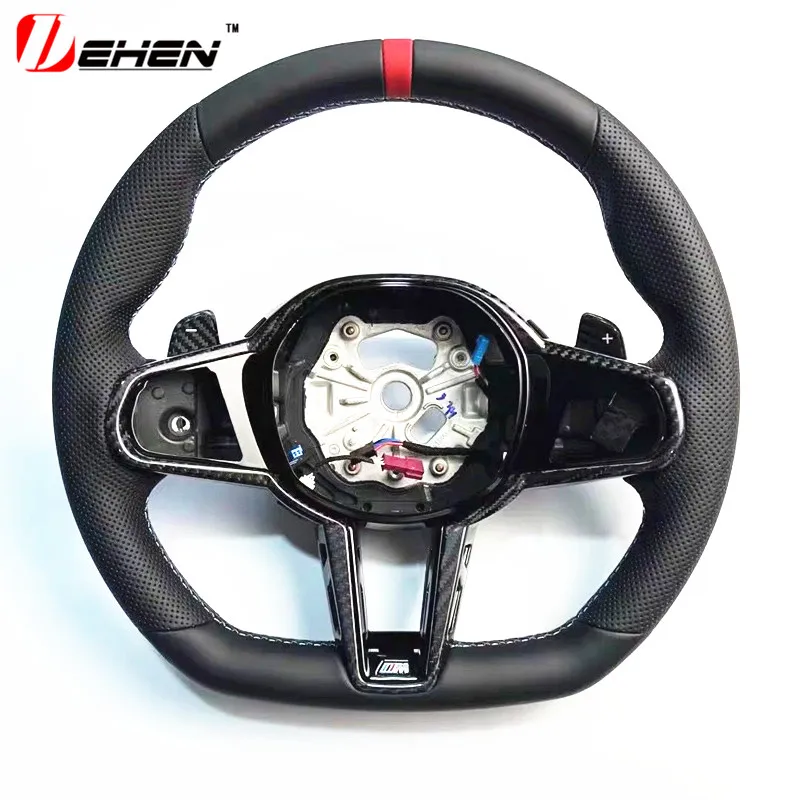 Fit For New 1 2 3 4 series G20 G22 G23 G29 G26 G42 G80 G82 G87 Carbon Fiber Steering Wheel   Old Upgrade New 2025 M4 Customized