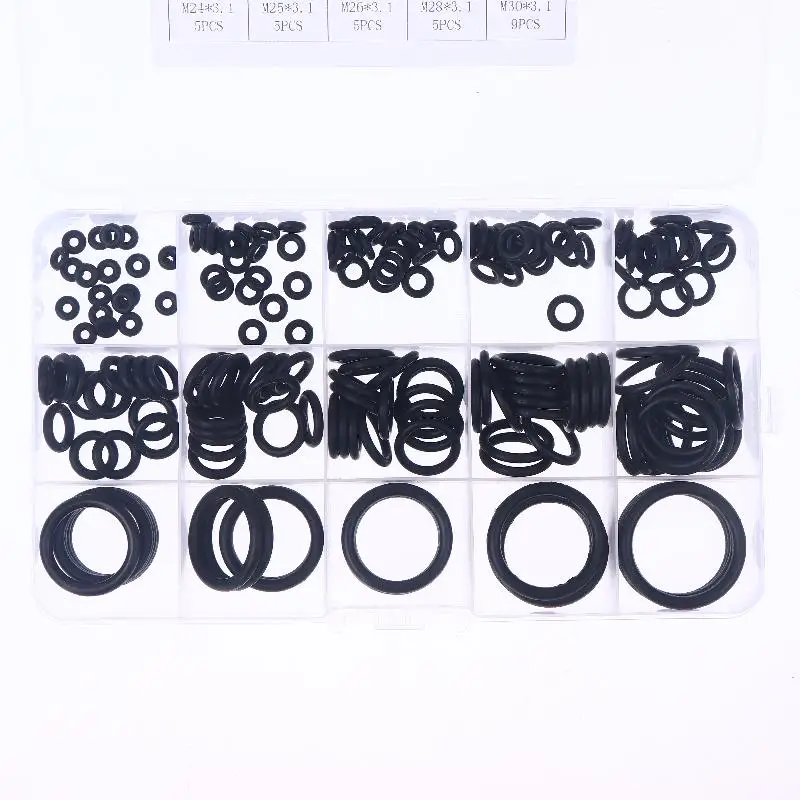 Incredible 175/200Pc Sealing Bands with Nitrile O Rings Set, High Pressure Rubber Gaskets Repair Kit