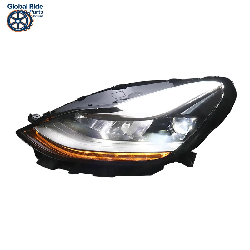 

Подходит для 17-22 Tesla 3 Model Y, фары в сборе, модифицированные светодиодные линзы, дневные ходовые указатели поворота