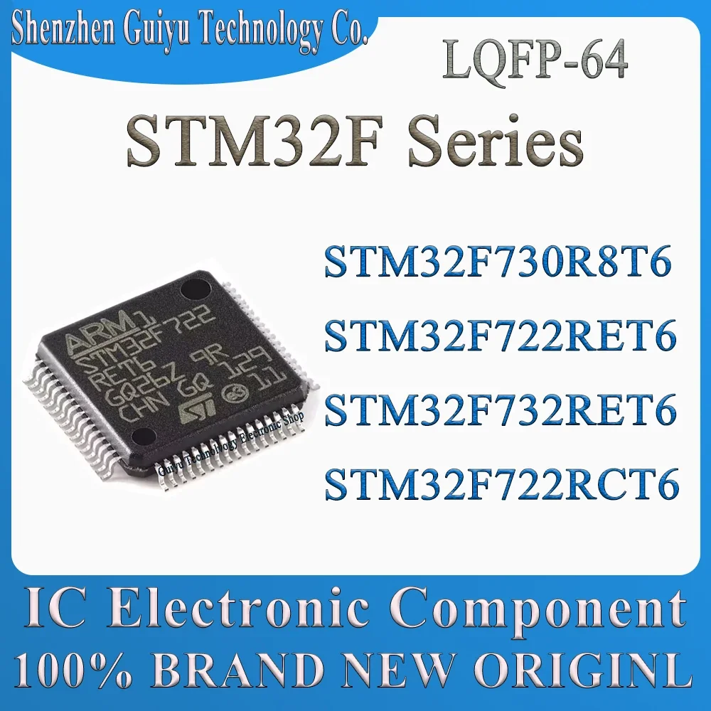 

STM32F730R8T6 STM32F722RET6 STM32F732RET6 STM32F722RCT6 STM32F730 STM32F722 STM32F732 STM32F STM32 STM3 STM LQFP-64 IC MCU Chip