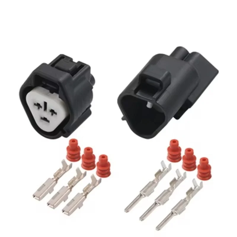 1-20Sets 6188-0099 6189-0179 3Pin/way Female Male Auto Connector Ignition Coil Plug For Toyota Camry Corolla Honda Accord Civic