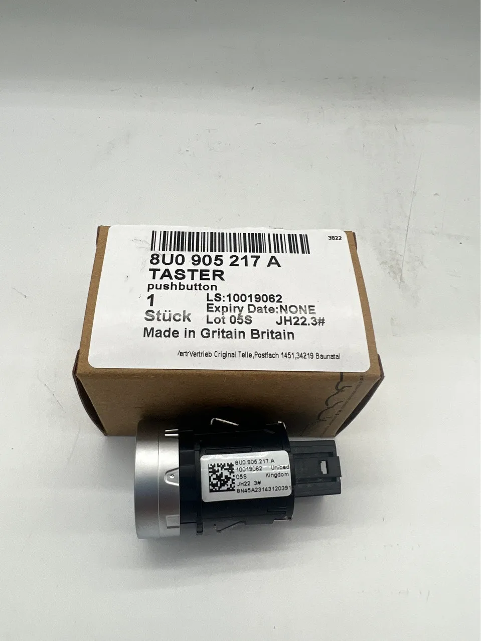 

Genuine OEM Auto 8U0905217A Engine Key Start Stop Push Button Switch 8U0 905 217 A For Audi Q3 2012-2018