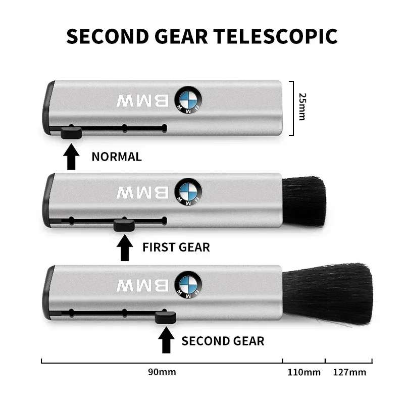 Brosse rétractable pour ordinateur et climatiseur, pour BMW E46 E85 E60 F10 E39 F30 E36 F20 E87 E90 E70 Bery X5