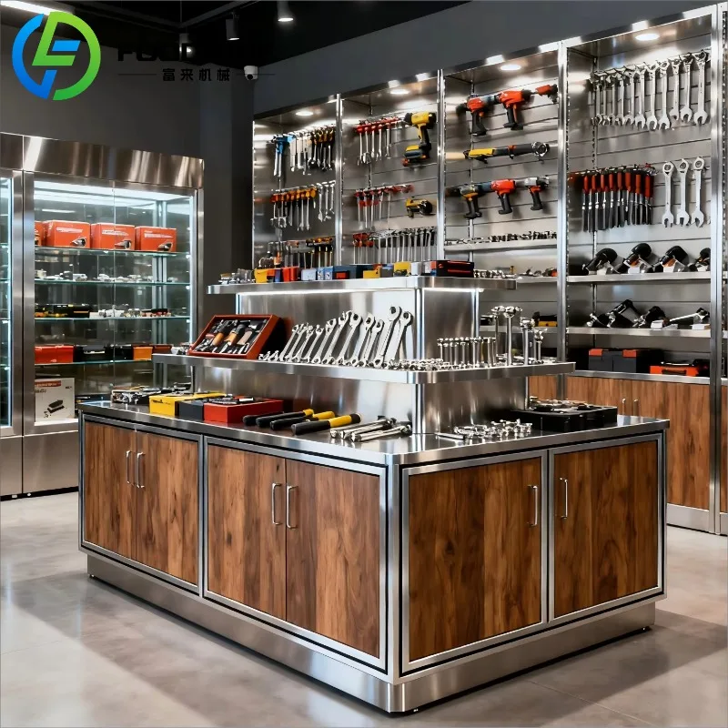 Customized Modern Luxury LED Tempered Glass Store Display Cabinet Perfume Counter Jewelry Display Cabinet For Sale