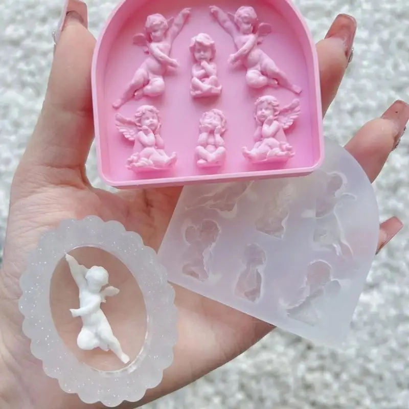 N0HE Craft Molds Angel Art Decoration Moulds Suitable for Making Crafts